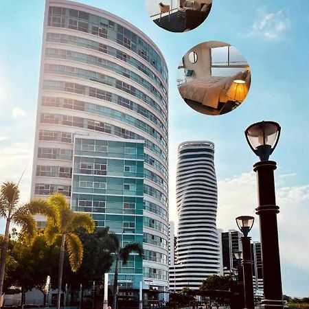 Apartamento Vista Al Rio Puerto Santana Riverfront 1 瓜亚基尔 外观 照片